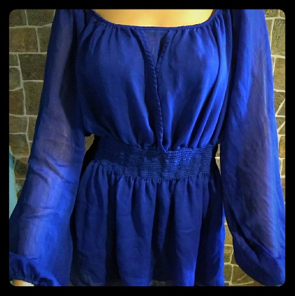 MY FAVORITE THINGS Sheer Blouse